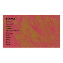 Red n Gold business cards