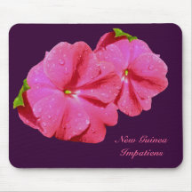 Red New Guinea Impatiens Coordinating Items Mouse Pad