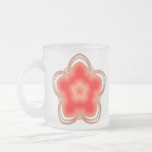 Red Opium Lotus Flower Coffee Mugs