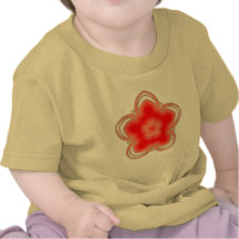 Red Opium Lotus Flower Tshirts