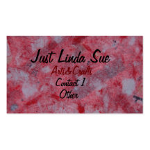 Red Paper Crafts Business Cards