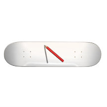 Red Pencil Skate Board Decks