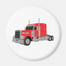 red peter built tractor magnets
