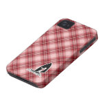 Red Plaid Windsurfing Case-Mate iPhone 4 Cases