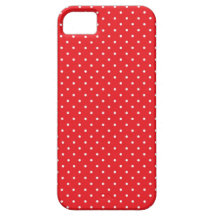 Red Polka Dot Case For The iPhone 5