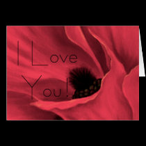 Red Poppies Flower Art Painting - ... - Customised cards