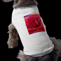 Red Poppy Flower Painting - Multi pet clothing