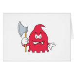 Red Reaper Smiley Face Cards