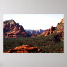 Red Rock Formations in Sedona Arizona Print