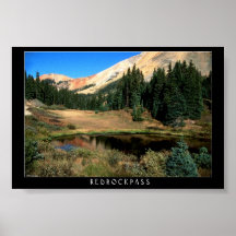 Red rock pass print