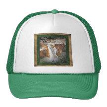 Red Rock Waterfall Cap Mesh Hats