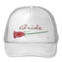 Red Rose (2) Mesh Hat