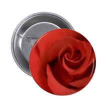 Red Rose Button