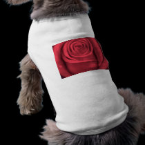 Red Rose Flower Painting - Multi pet clothing