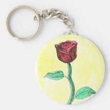 Red Rose. Keychains