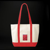 Red Rose Painting Close Up - Multi bags