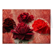 Red Roses Card