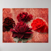 Red Roses Poster