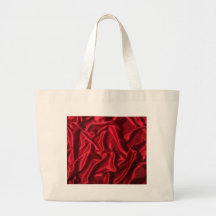 red satin-green heart bags
