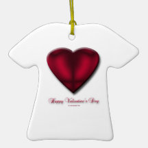 Red Satin Heart Ornament