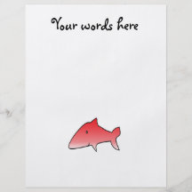 Red shark flyer