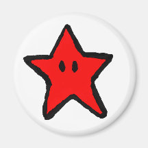 Red Star Magnet