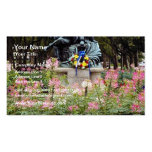 Red Statue honours Pittsburgh native Stephen Foste Business Card