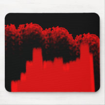 Red Storm Approaching City Mouse Pads