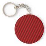 Red Stripes Pattern keychains