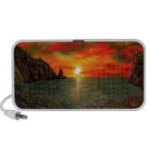Red Sunset Speakers