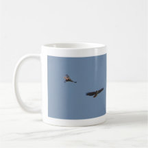 Red Tails Circle 1 Coffee Mugs