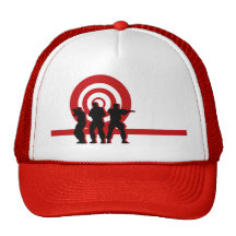 Red Target Military Hat