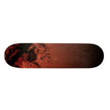 Red Vector Skate Board Deck