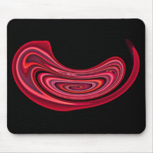 Red Whirlpool Mouse Pads