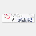 Red, White, and Romney! Bumper Sticker