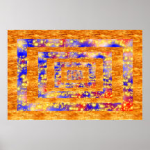 RED WHITE BLUE SPARKLE INLAY PRINT