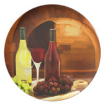 Red & White in the Cellar Plates