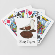 Red Wing Pigeon playing cards