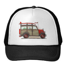 Red Woody Wagon Hats
