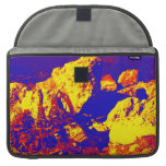 Red yellow blue rock abstract Ft. Pierce Sleeves For MacBooks