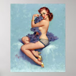 Redhead Beauty Pin Up Posters