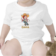 Redhead Cowgirl Shirt with Name