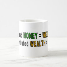 Redistributed Wealth mugs