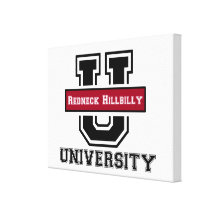 Redneck Hillbilly - Southern Humour Gallery Wrapped Canvas