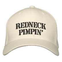 REDNECK PIMPIN' EMBROIDERED BASEBALL CAPS