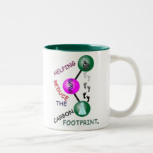 REDUCING THE CARBON FOOTPRINT MUGS