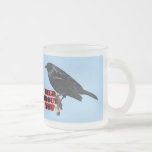 Redwing Blackbird Glass Mug