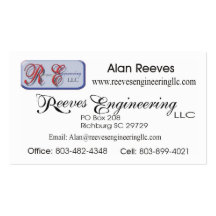 Reeves Engineering Card 2 Business Card