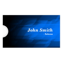 Referee - Modern Dark Blue Business Card Templates