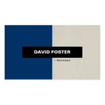 Referee - Simple Elegant Stylish Business Card Templates